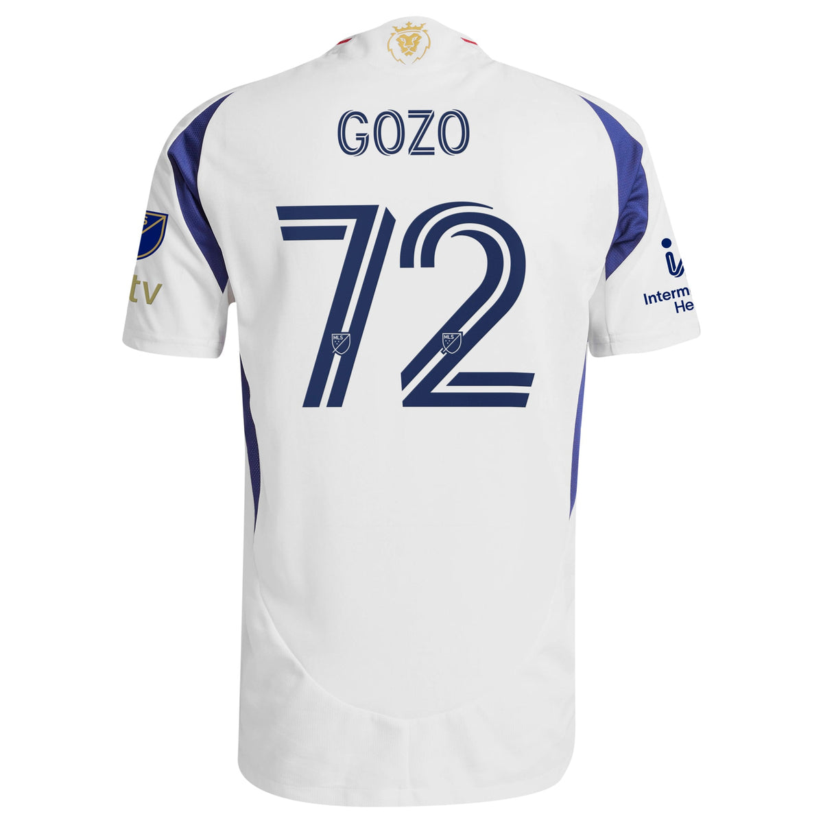 Men's Real Salt Lake Zavier Gozo White 2025 Grid City On-Field Authentic Jersey