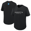 Men's Charlotte FC Black Maximum Intensity Button-Up Jersey