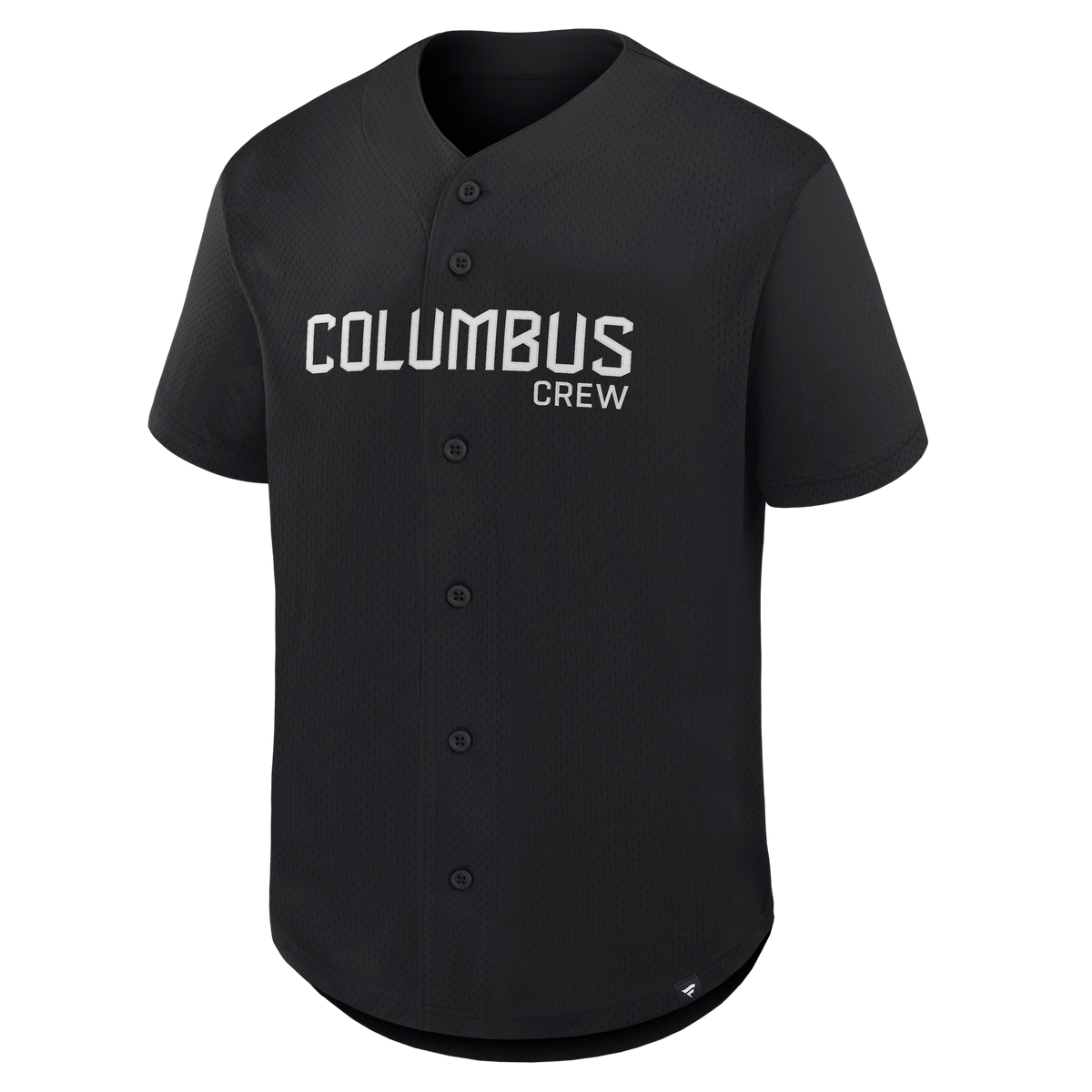 Men's Columbus Crew Black Maximum Intensity Button-Up Jersey