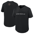 Men's Inter Miami CF Black Maximum Intensity Button-Up Jersey