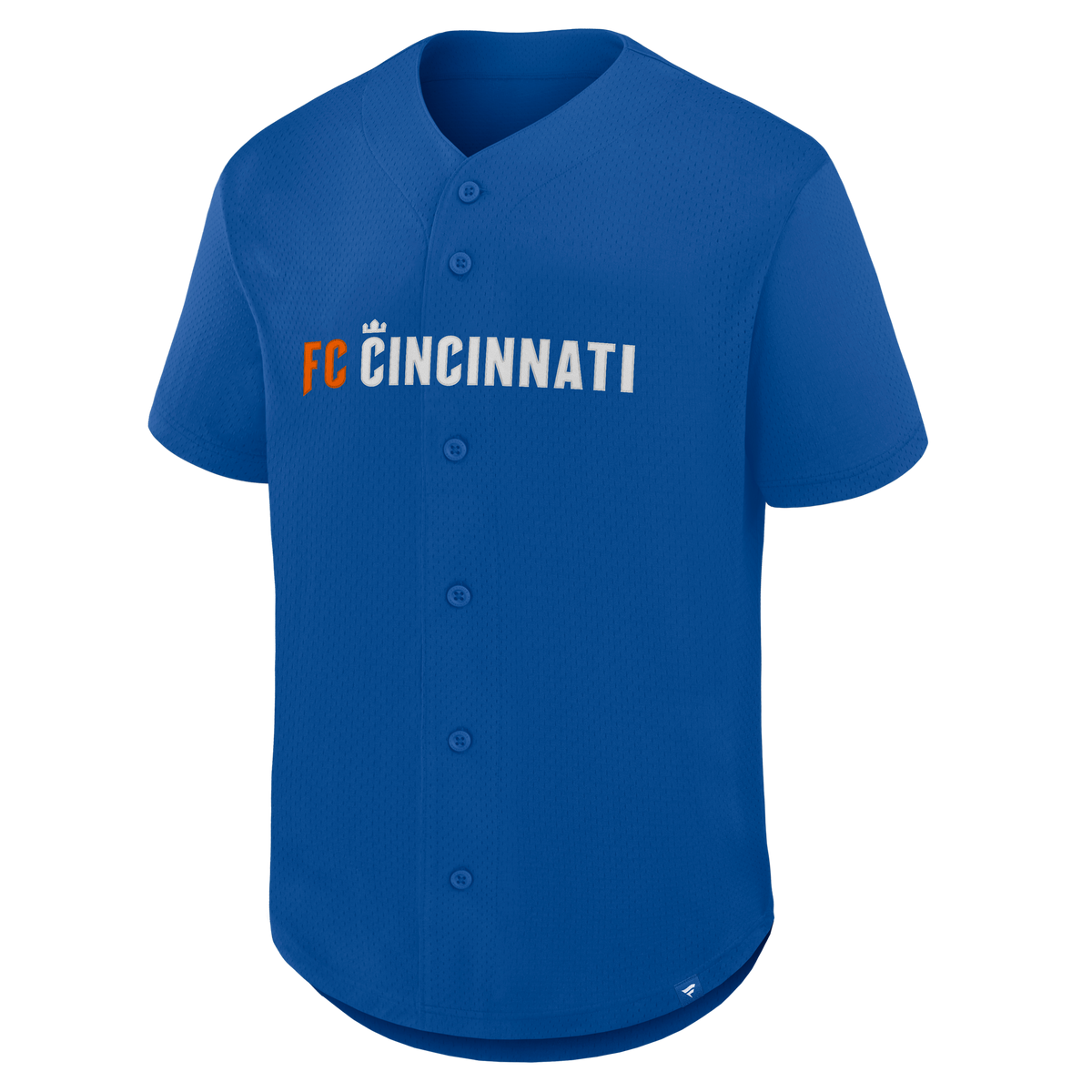 Men's FC Cincinnati Blue Maximum Intensity Button-Up Jersey