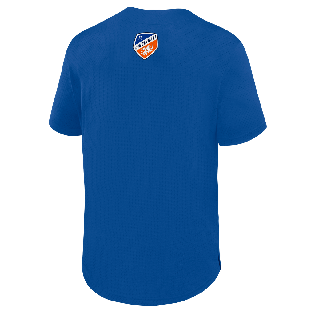 Men's FC Cincinnati Blue Maximum Intensity Button-Up Jersey