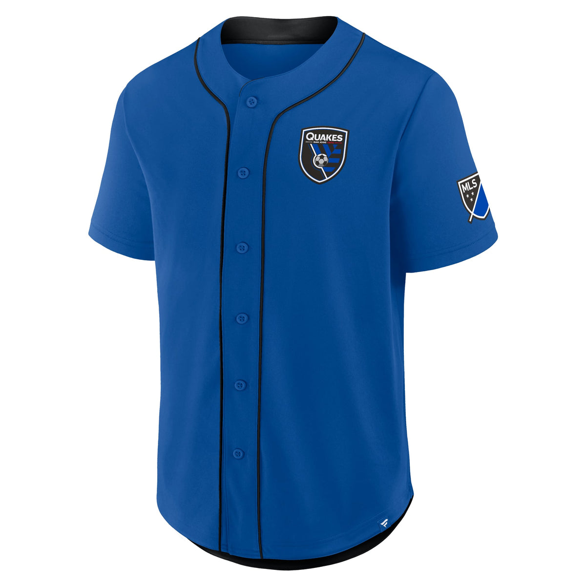 Men's San Jose Earthquakes Blue Injury Time Baseball Jersey