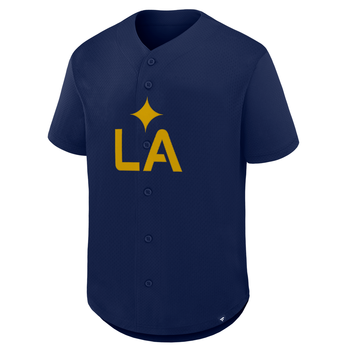 Men's LA Galaxy Navy Maximum Intensity Button-Up Jersey