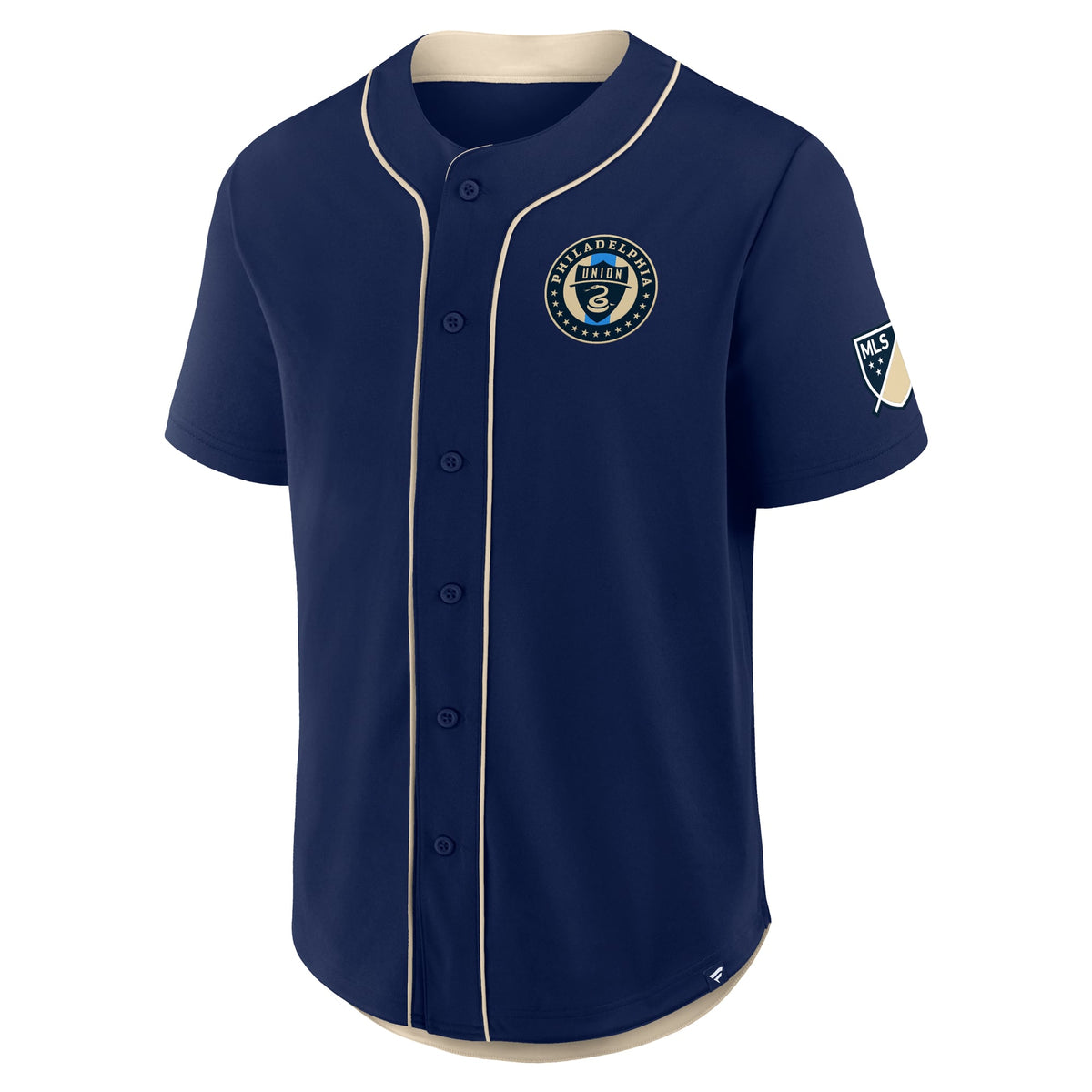 Men's Philadelphia Union Navy Injury Time Baseball Jersey