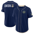 Men's Philadelphia Union Navy Injury Time Baseball Jersey