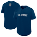 Men's San Diego FC Navy Maximum Intensity Button-Up Jersey