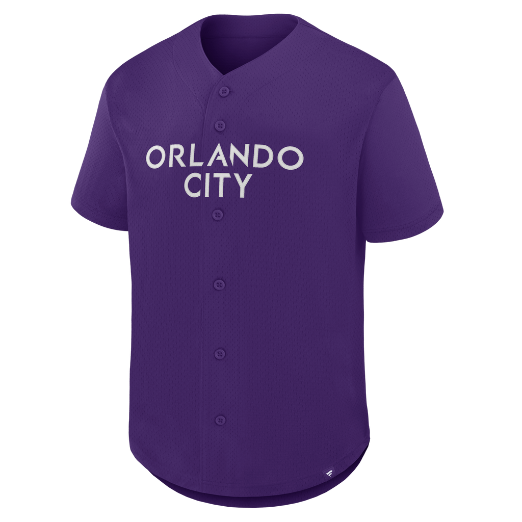 Men's Orlando City SC Purple Maximum Intensity Button-Up Jersey