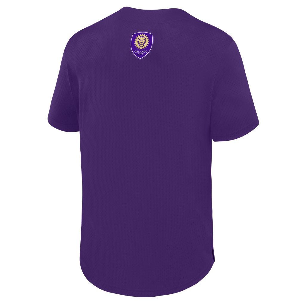 Men's Orlando City SC Purple Maximum Intensity Button-Up Jersey