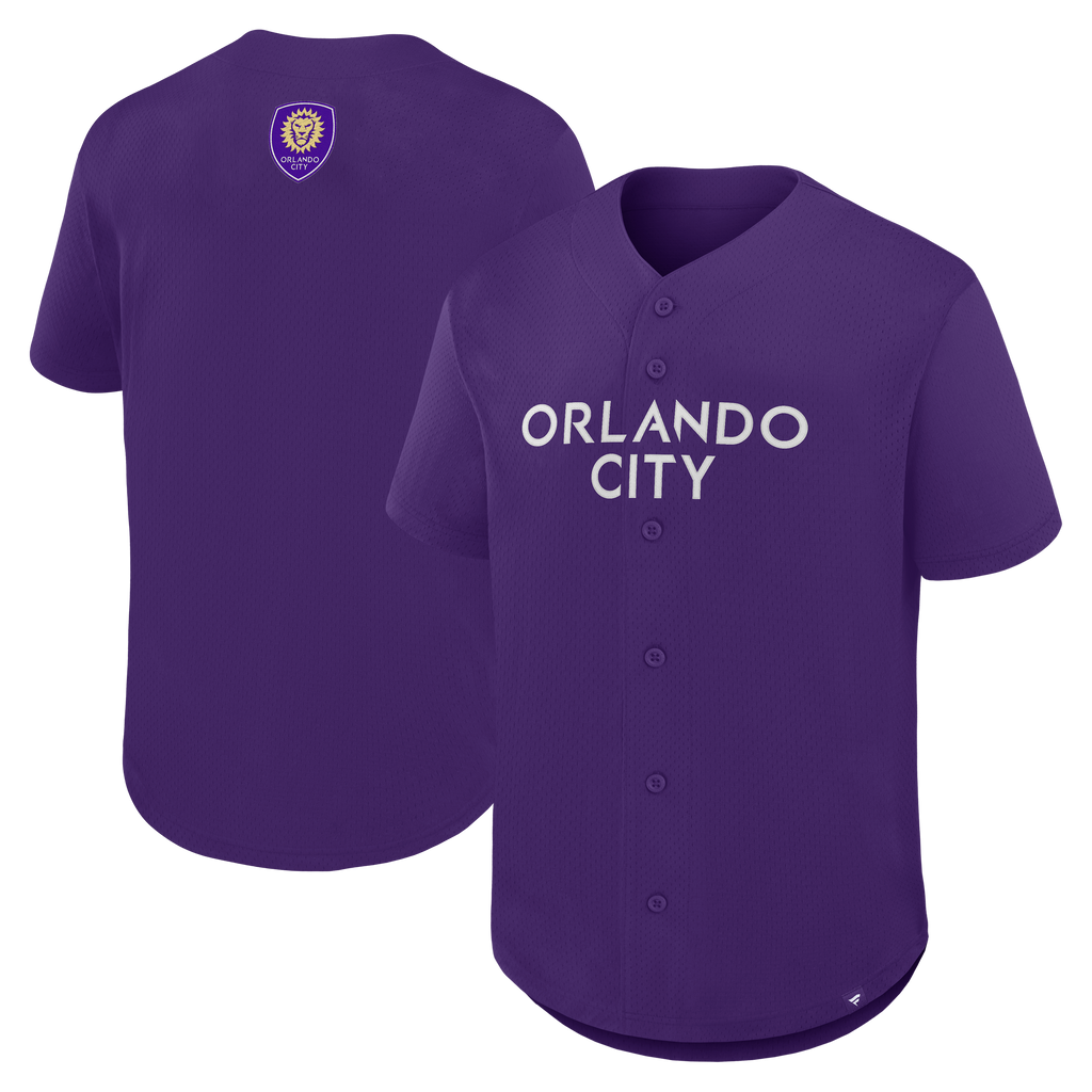 Men's Orlando City SC Purple Maximum Intensity Button-Up Jersey