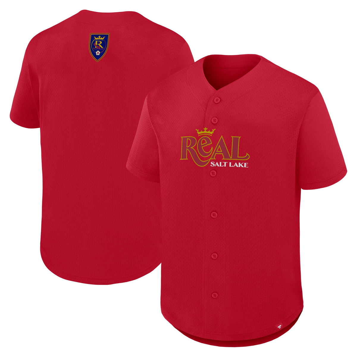 Men's Real Salt Lake Red Maximum Intensity Button-Up Jersey