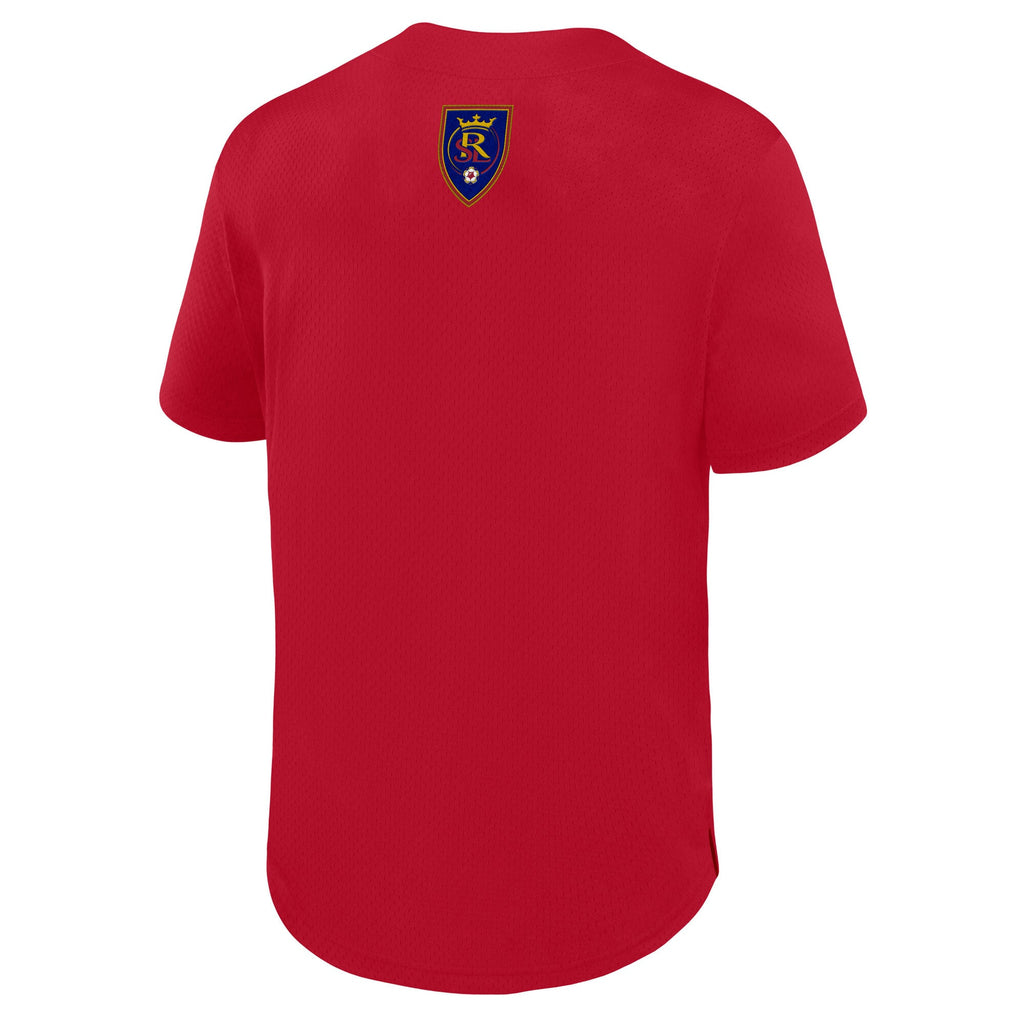 Men's Real Salt Lake Red Maximum Intensity Button-Up Jersey