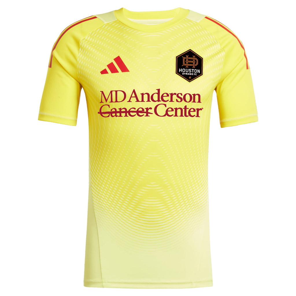 Men's Houston Dynamo FC Yellow 2025 Goalkeeper Jersey