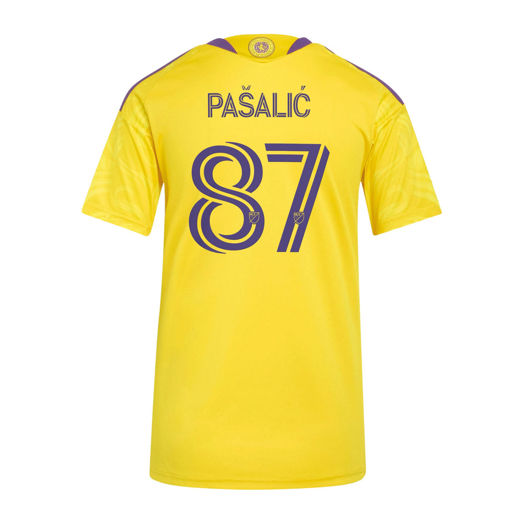 Women's Orlando City SC Marco Pašalić Gold 2026 Sunken Treasure Kit Replica Jersey