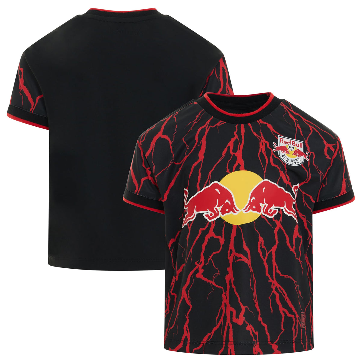 Toddler New York Red Bulls Black 2026 The Rooted Kit Replica Jersey