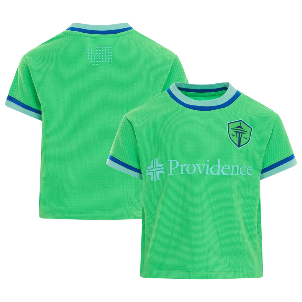 Toddler Seattle Sounders FC Rave Green 2026 The Evergreen State Kit Replica Jersey