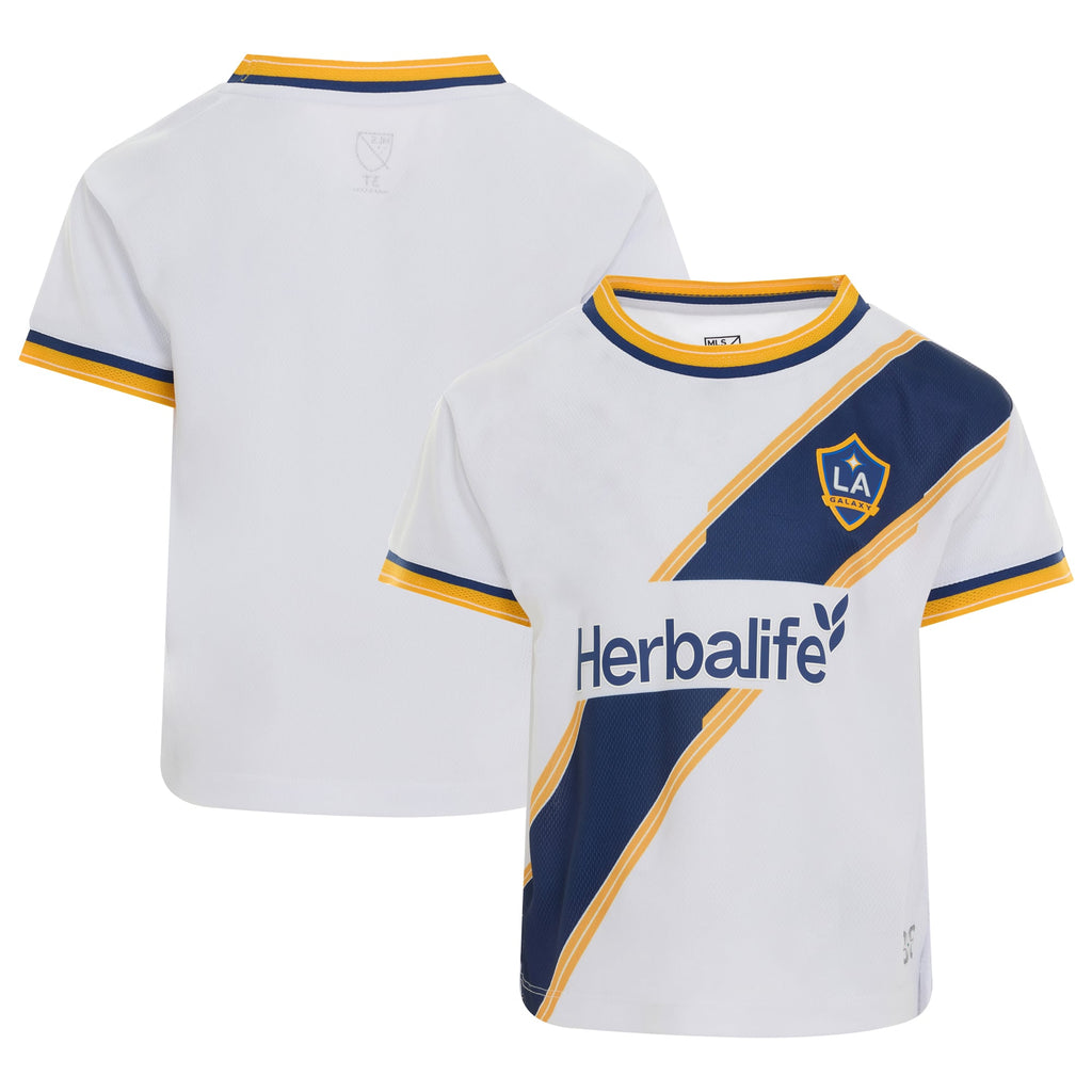 Toddler LA Galaxy White 2026 The VeloCITY Kit Replica Jersey