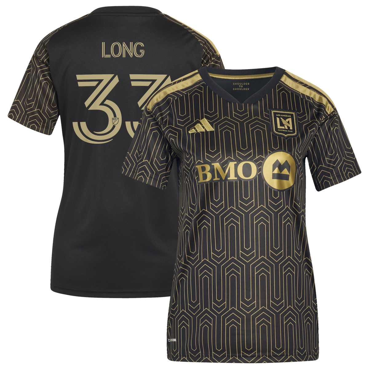 Women's LAFC Aaron Long Black 2026 Primary Kit Replica Jersey