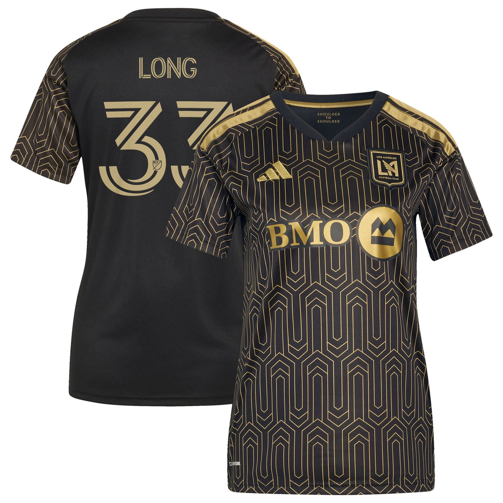 Women's LAFC Aaron Long Black 2026 Primary Kit Replica Jersey