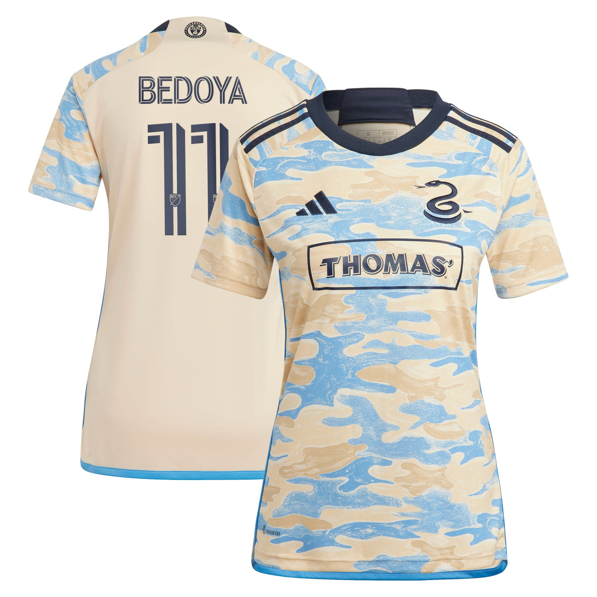 Women's Philadelphia Union Alejandro Bedoya Tan 2023 For Philly Replica Jersey