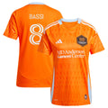 Women's Houston Dynamo FC Amine Bassi Orange 2025 Season 20 Replica Player Jersey