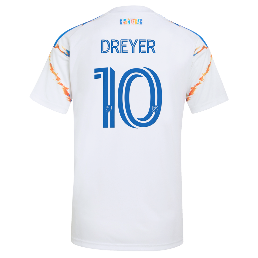 Women's San Diego FC Anders Dreyer White 2026 Celebration of Unprecedented Unity Kit Replica Jersey