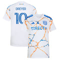 Women's San Diego FC Anders Dreyer White 2026 Celebration of Unprecedented Unity Kit Replica Jersey