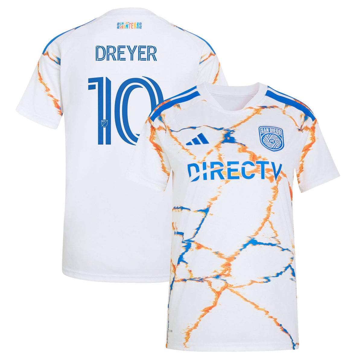 Women's San Diego FC Anders Dreyer White 2026 Celebration of Unprecedented Unity Kit Replica Jersey