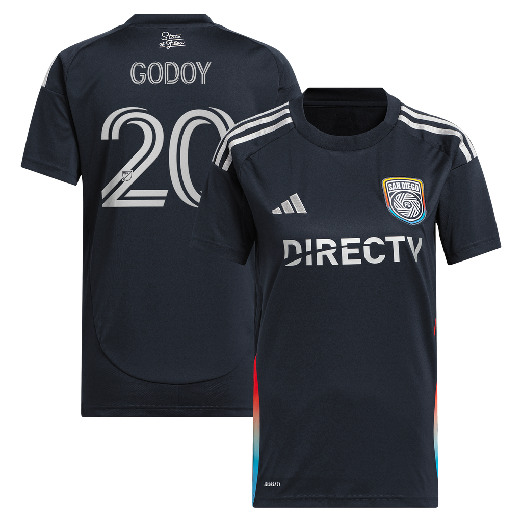 Women's San Diego FC Anibal Godoy Navy 2025 State of Flow Replica Jersey