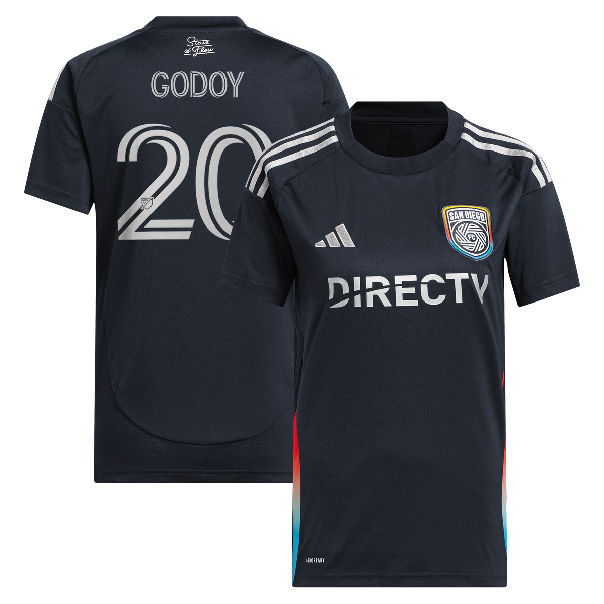 Women's San Diego FC Anibal Godoy Navy 2025 State of Flow Replica Jersey