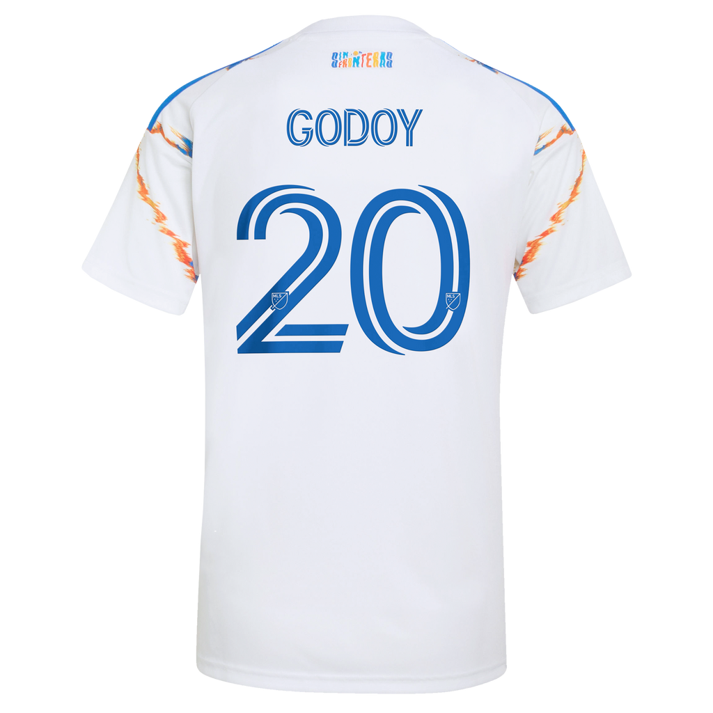 Women's San Diego FC Anibal Godoy White 2026 Celebration of Unprecedented Unity Kit Replica Jersey