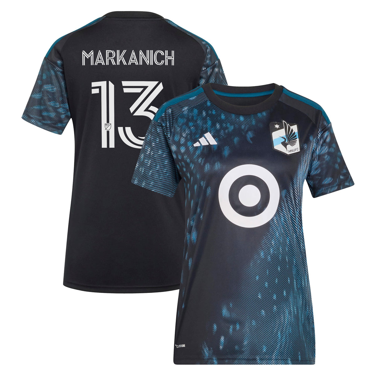 Women's Minnesota United FC Anthony Markanich Black 2026 The Decade Kit Replica Jersey