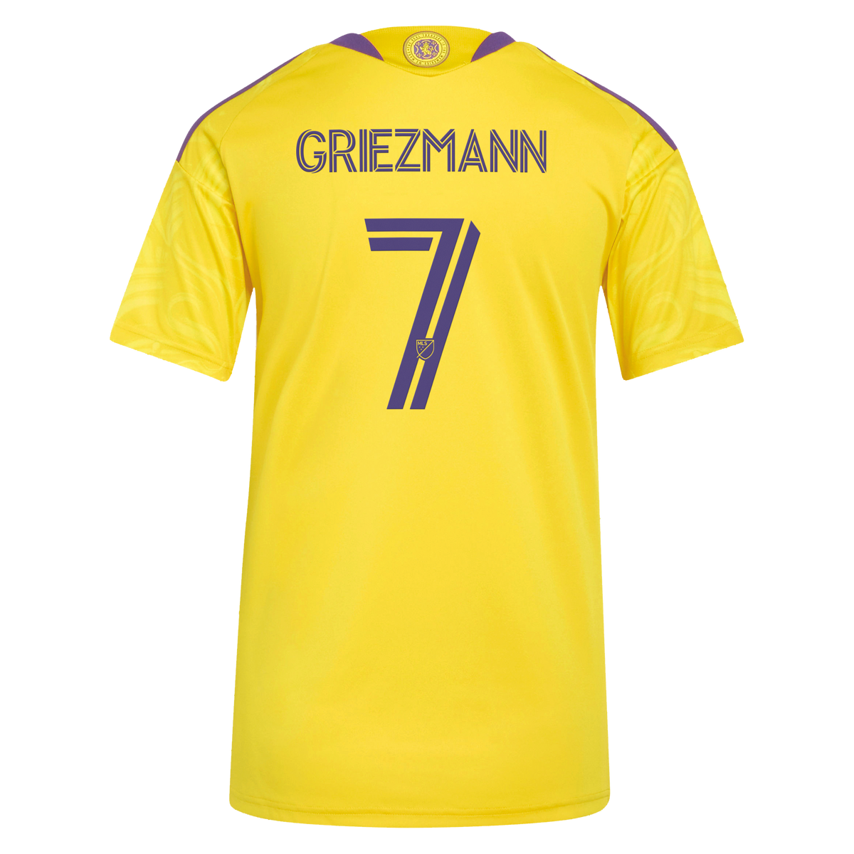 Women's Orlando City SC Antoine Griezmann Yellow 2026 Sunken Treasure Kit Replica Jersey
