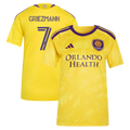 Women's Orlando City SC Antoine Griezmann Yellow 2026 Sunken Treasure Kit Replica Jersey
