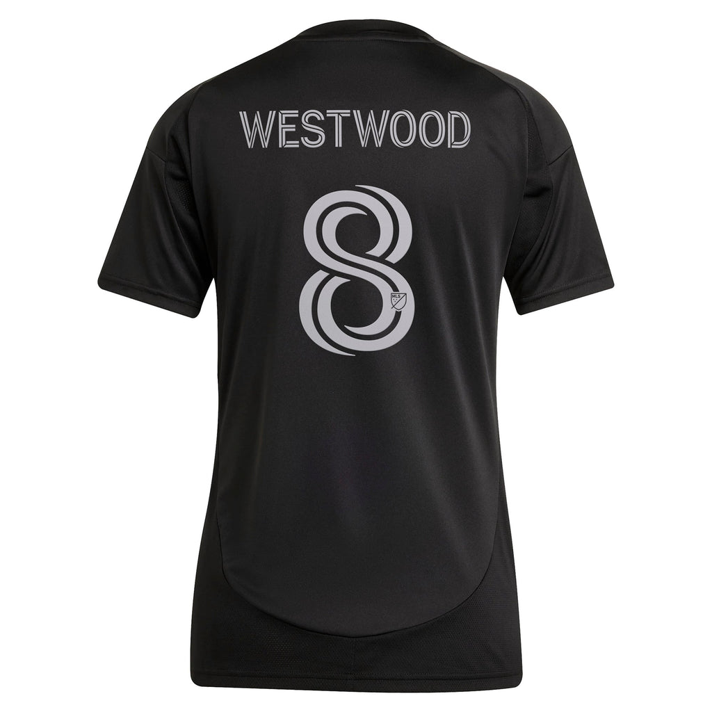 Women's Charlotte FC Ashley Westwood Black 2025 Fortress Kit Replica Player Jersey