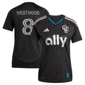 Women's Charlotte FC Ashley Westwood Black 2025 Fortress Kit Replica Player Jersey