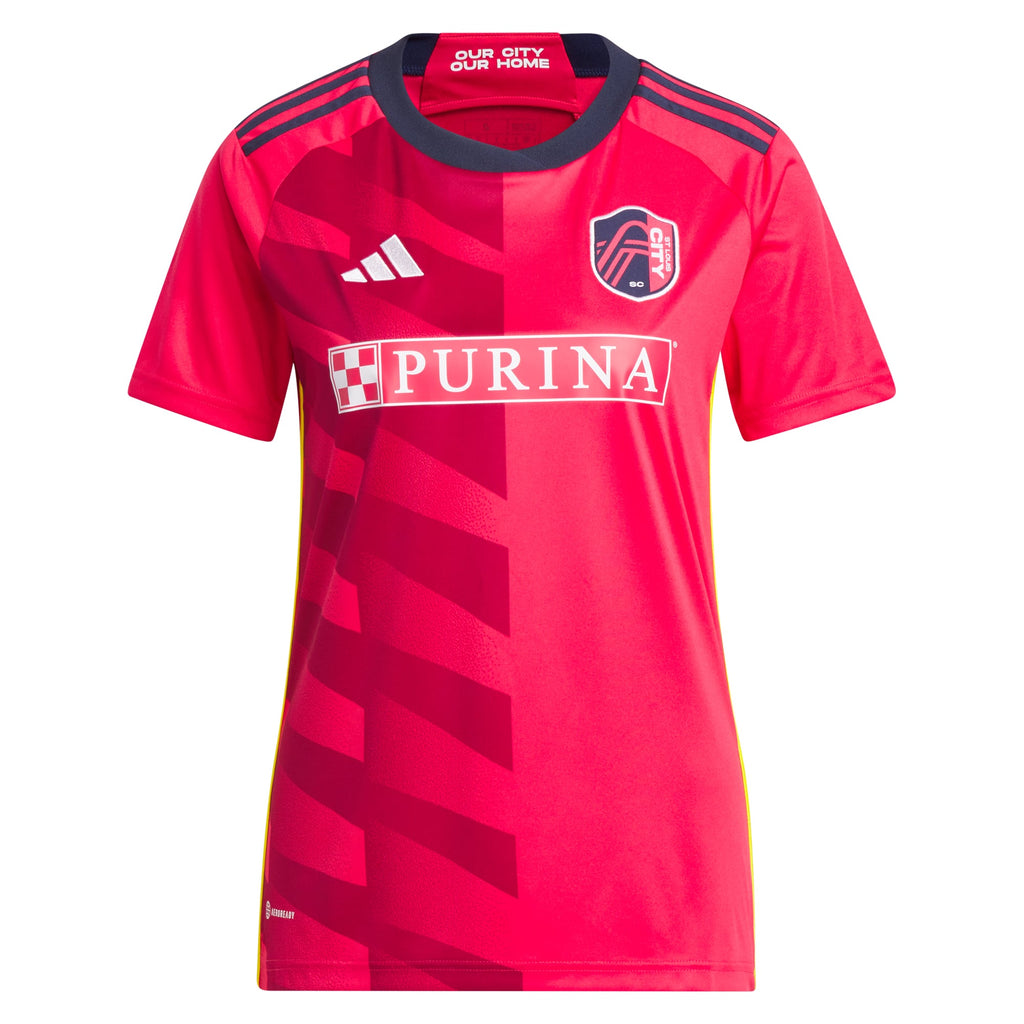 Women's St. Louis City SC Aziel Jackson Red 2024 The Spirit Kit Replica Player Jersey