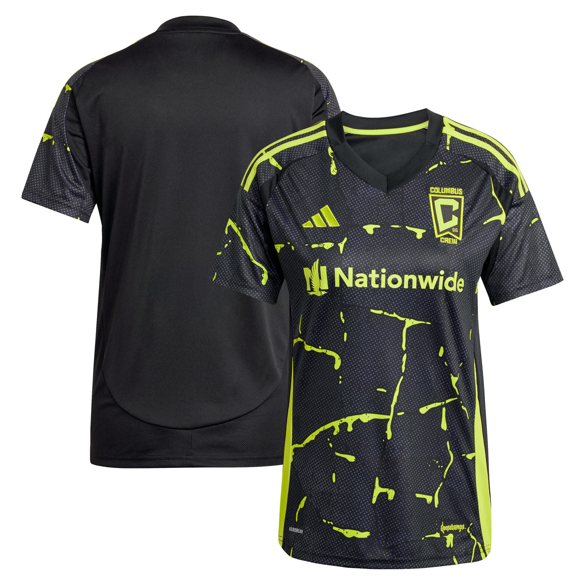 Women's Columbus Crew Black 2025 The Goosebumps Kit Replica Jersey