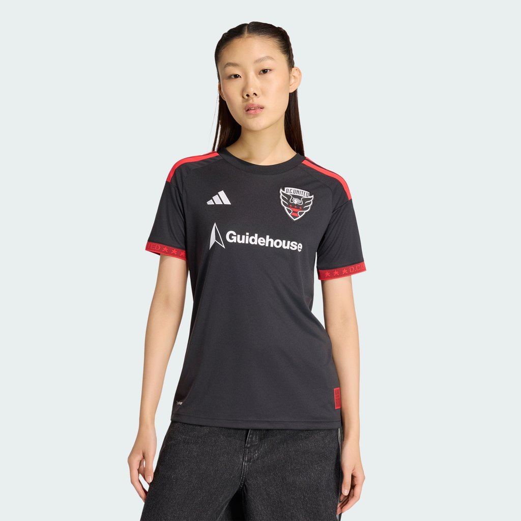 Women's D.C. United Black 2026 Black-and-Red Kit Replica Jersey