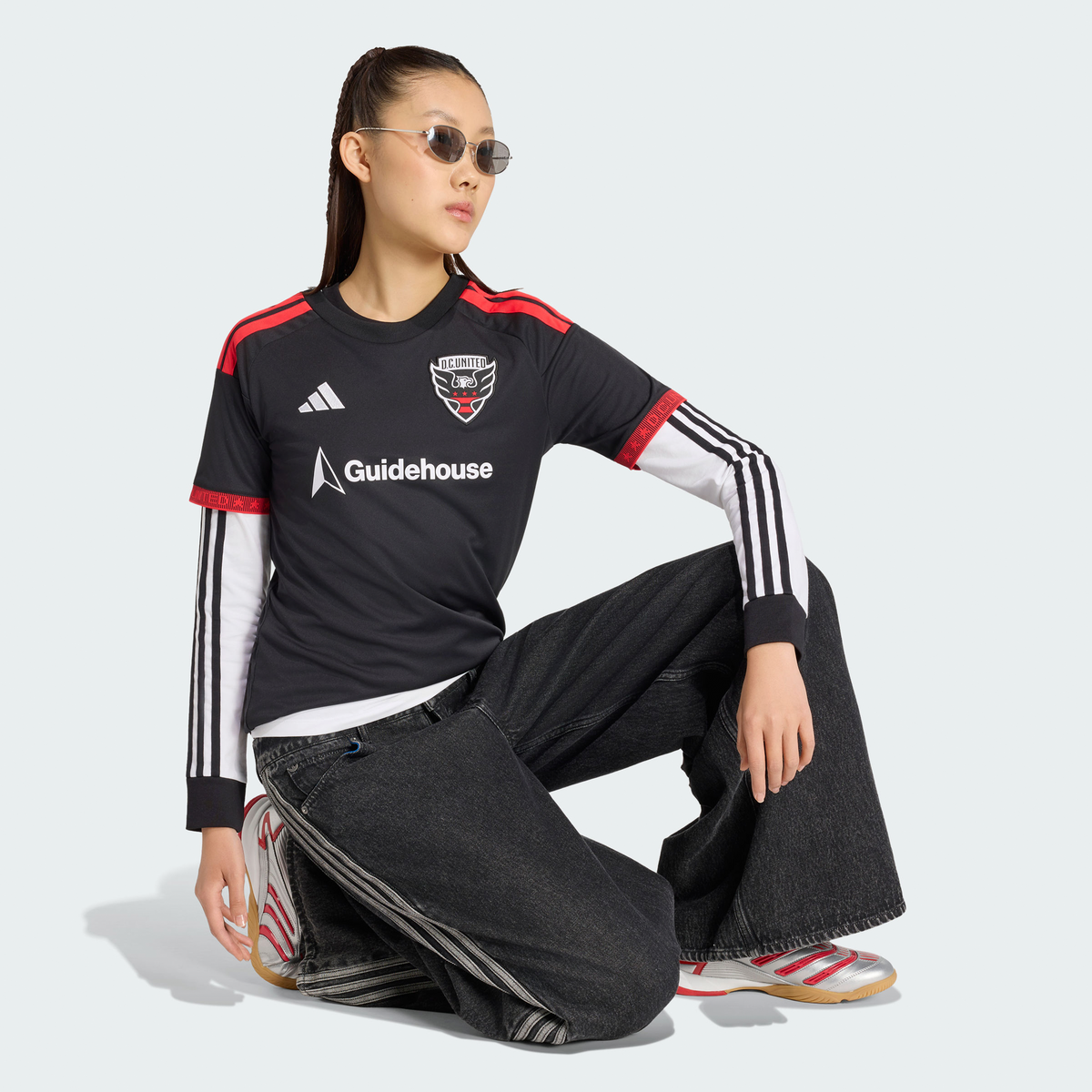 Women's D.C. United Black 2026 Black-and-Red Kit Replica Jersey