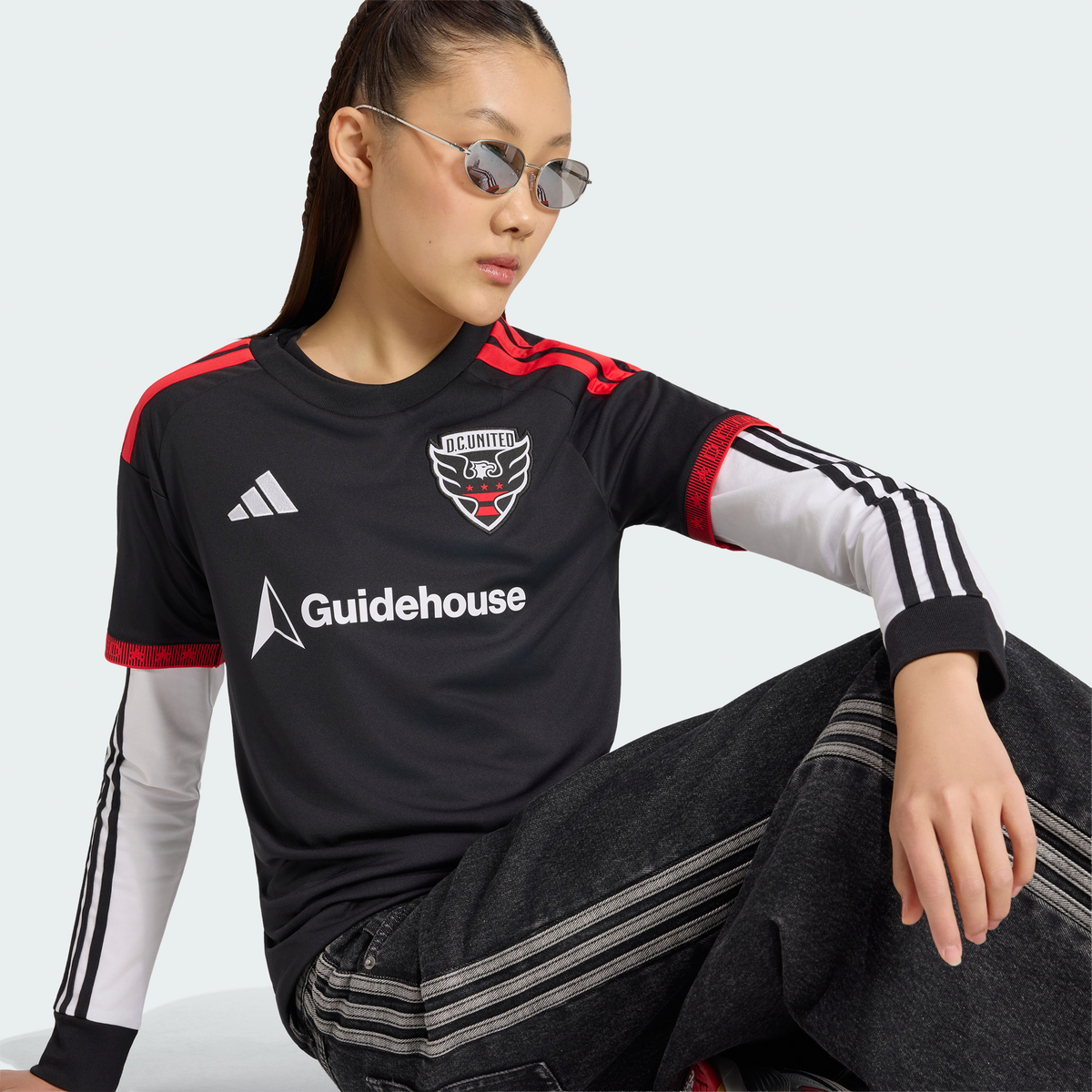 Women's D.C. United Black 2026 Black-and-Red Kit Replica Jersey