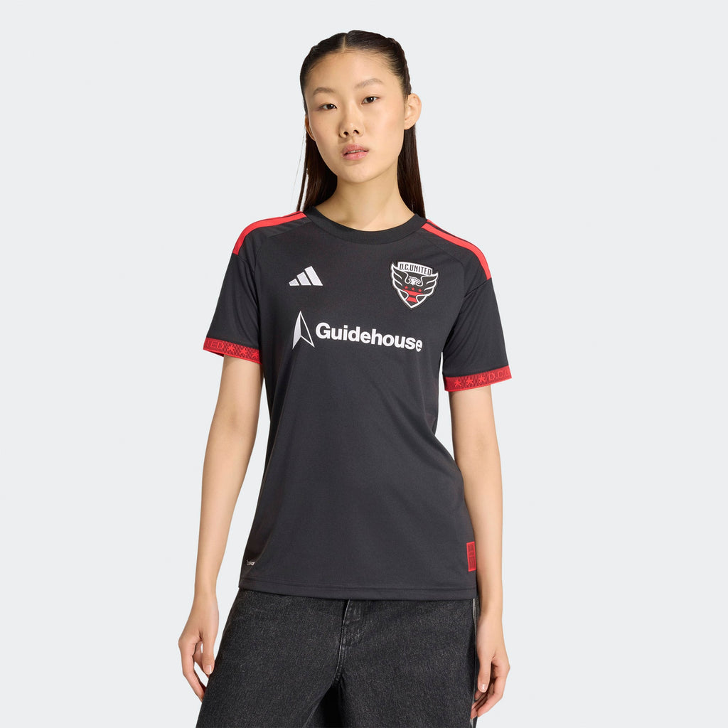 Women's D.C. United Black 2026 Black-and-Red Kit Replica Jersey