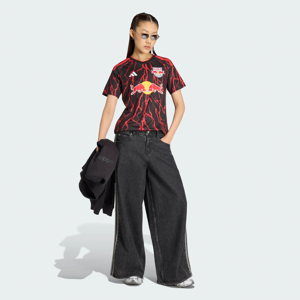 Women's New York Red Bulls Black 2026 The Rooted Kit Replica Jersey