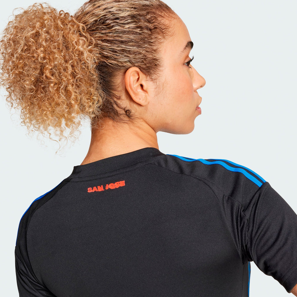 Women's San Jose Earthquakes Black 2025 Headliner Replica Jersey