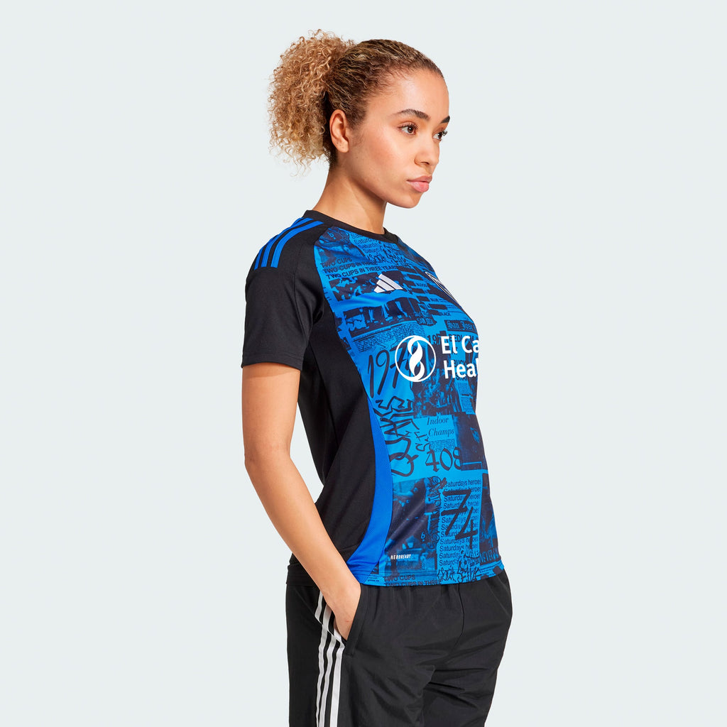 Women's San Jose Earthquakes Black 2025 Headliner Replica Jersey