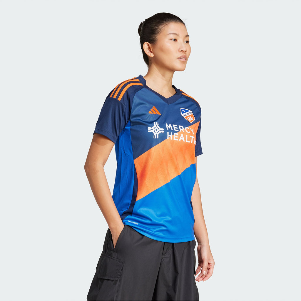Women's FC Cincinnati Blue 2025 Orange and Blue Legacy Kit Replica Jersey