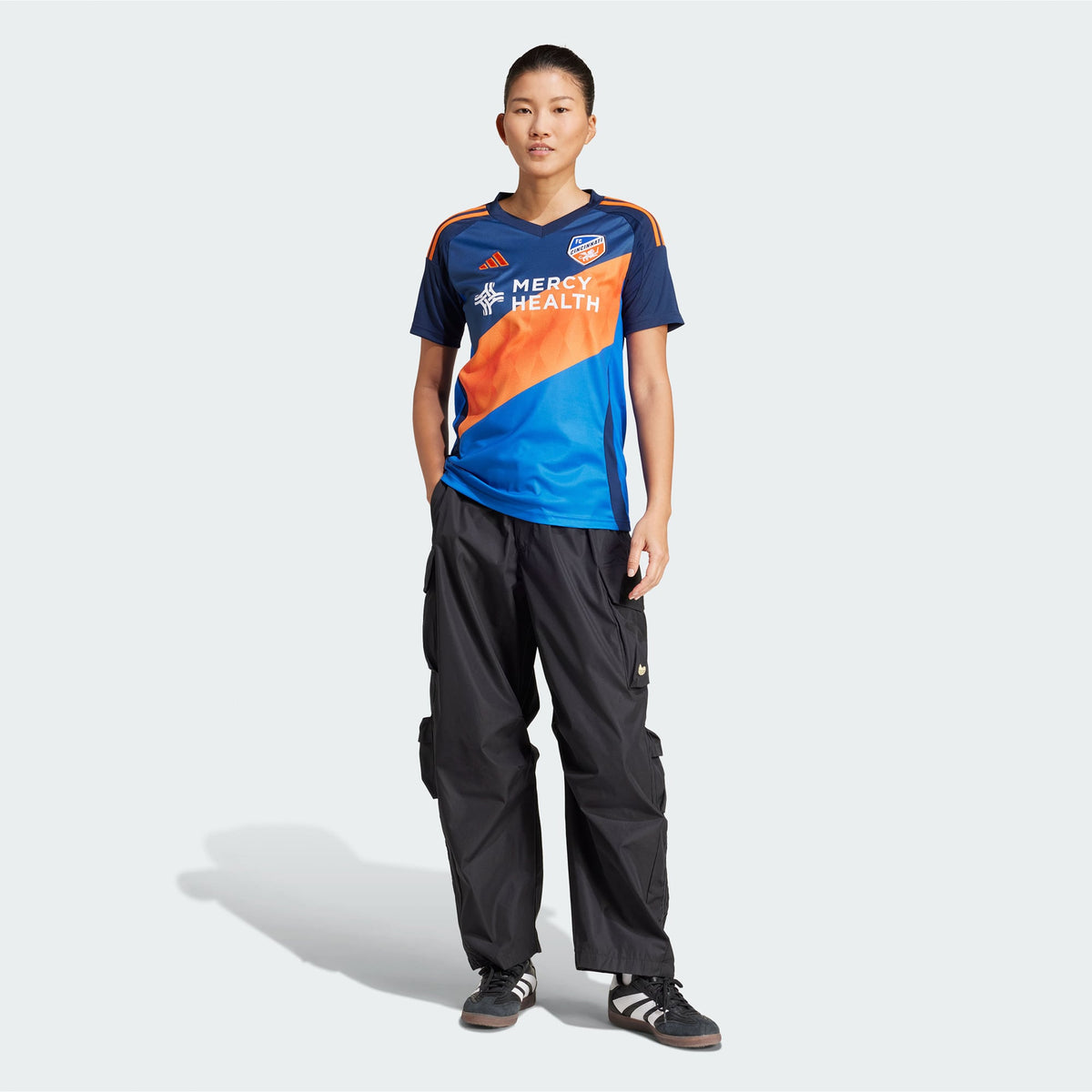 Women's FC Cincinnati Blue 2025 Orange and Blue Legacy Kit Replica Jersey