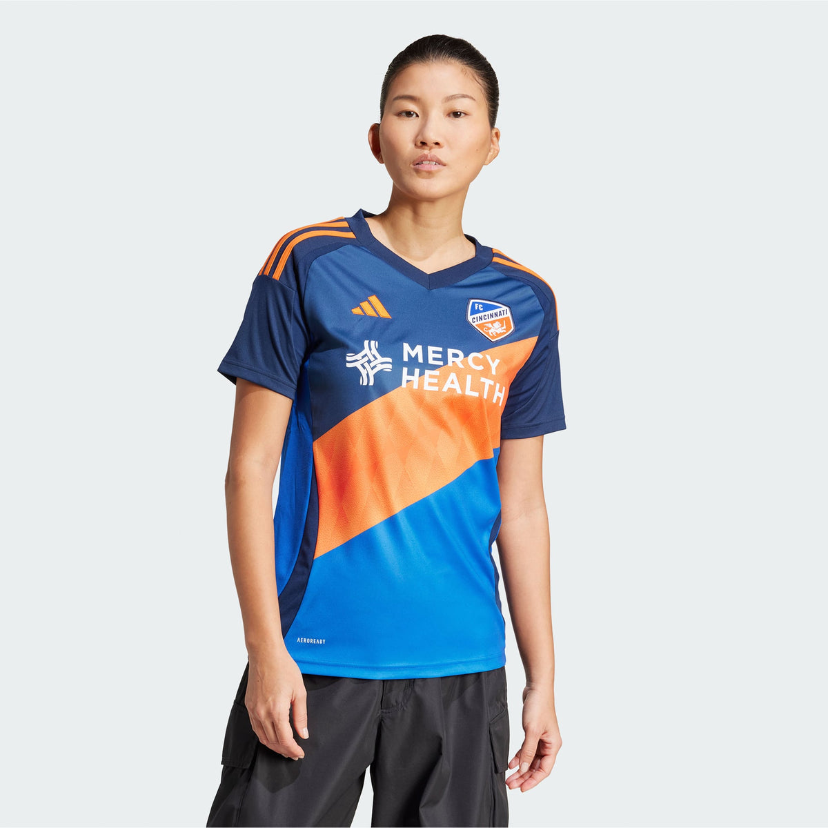 Women's FC Cincinnati Blue 2025 Orange and Blue Legacy Kit Replica Jersey