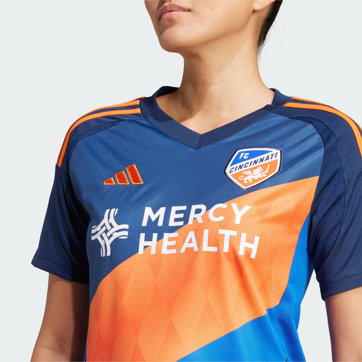 Women's FC Cincinnati Blue 2025 Orange and Blue Legacy Kit Replica Jersey
