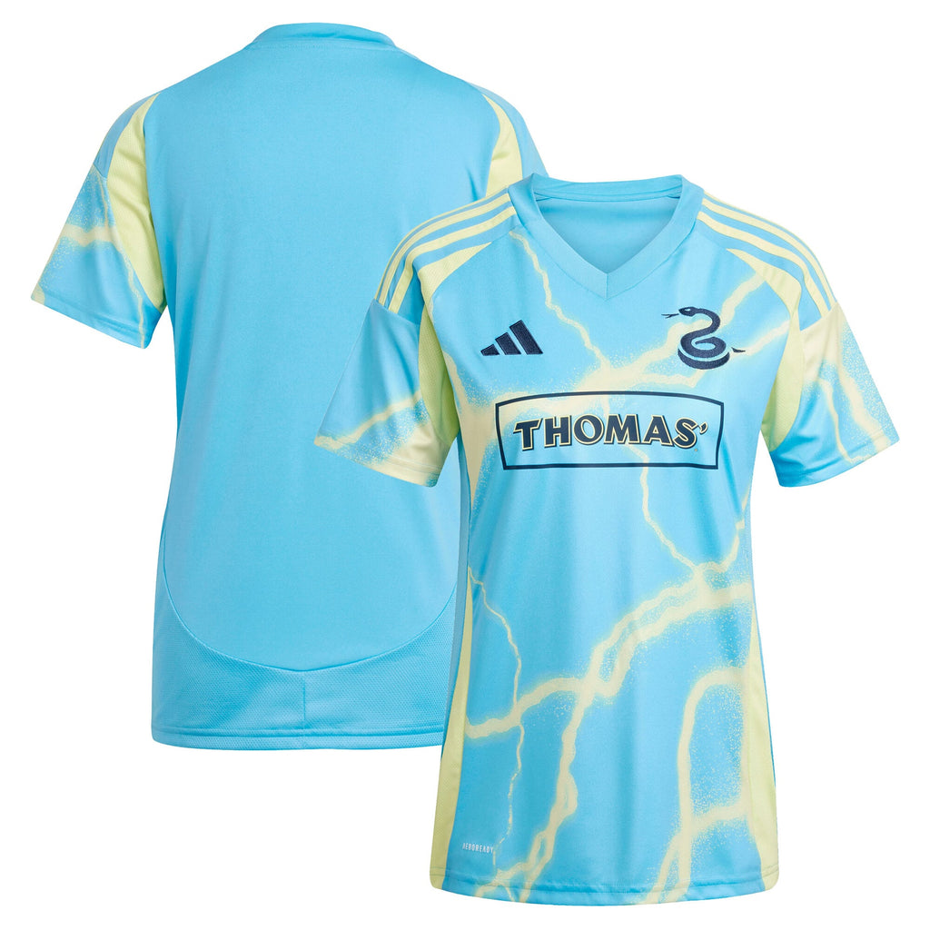 Women's Philadelphia Union Blue 2025 The Voltage Kit Replica Jersey